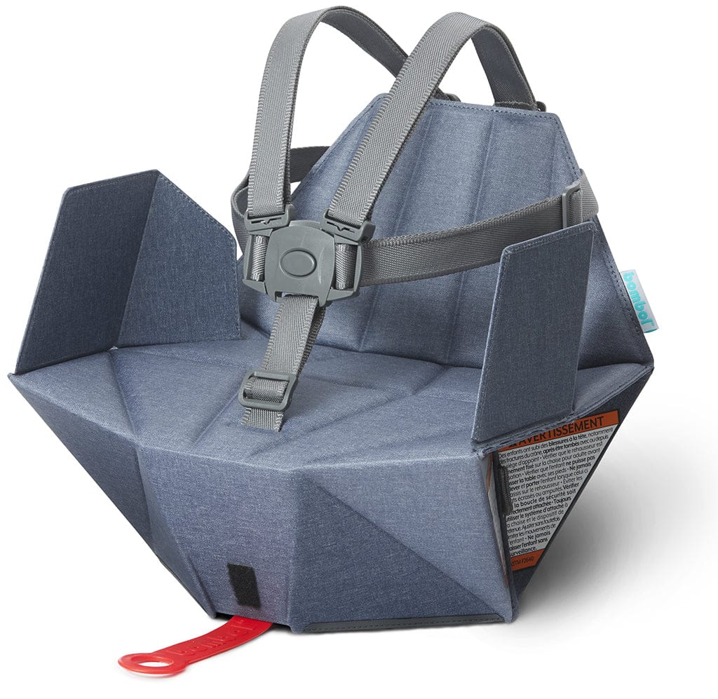 Bombol Pop-Up Booster Chair - Denim Blue - POPARMGLDB