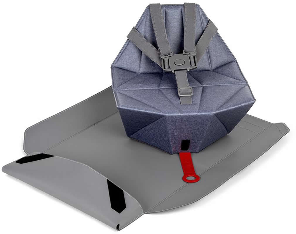 Bombol Pop-Up Booster Chair - Denim Blue