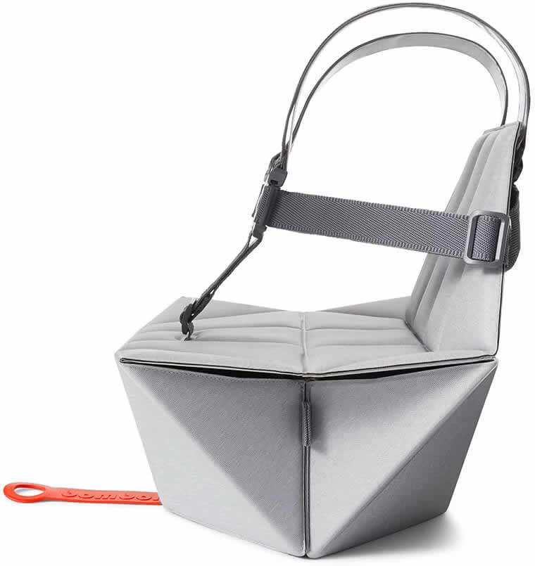 Bombol Pop-Up Booster Chair - Pebble Grey