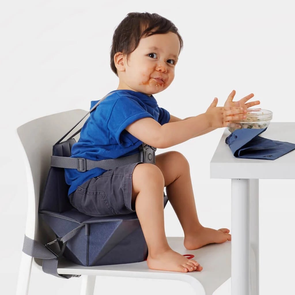 Bombol Pop-Up Booster Chair - Pebble Grey