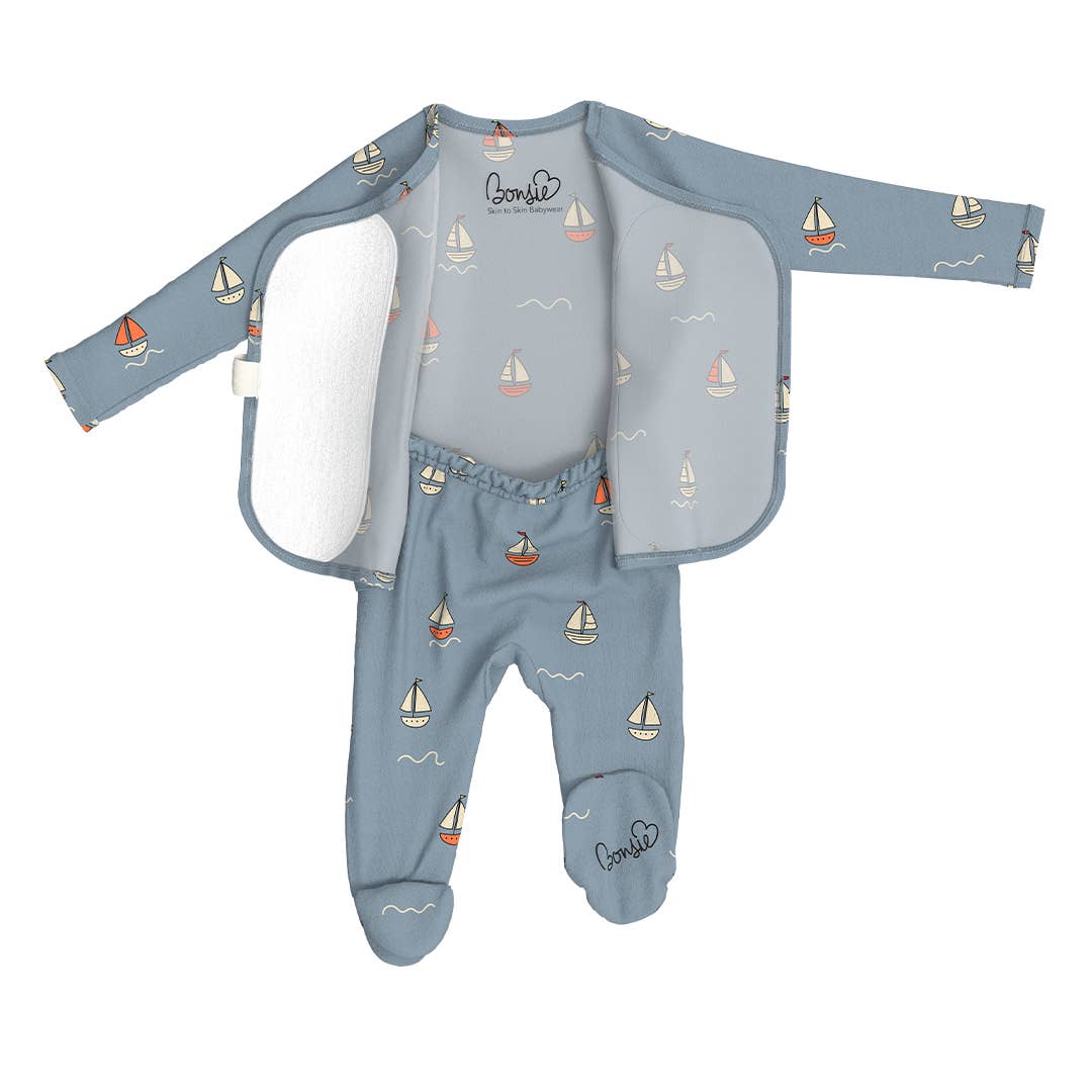 Bonsie Footie - Ahoy Baby, Newborn