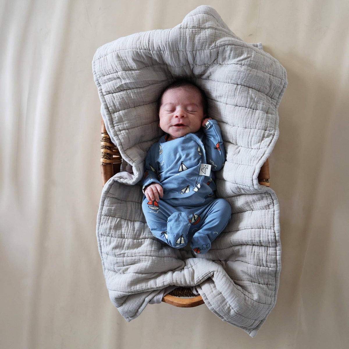 Bonsie Footie - Ahoy Baby, Newborn