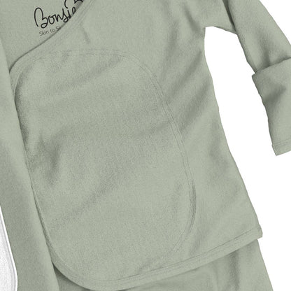 Bonsie Footie - Avocado, Newborn