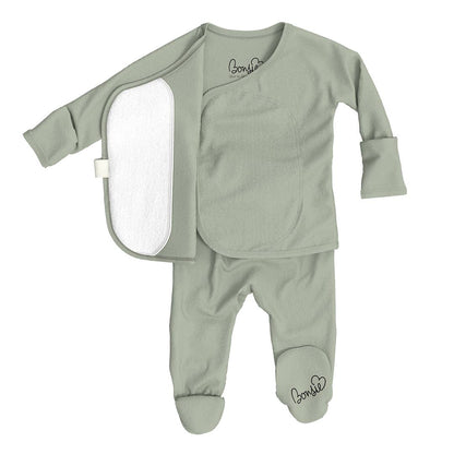 Bonsie Footie - Avocado, Preemie