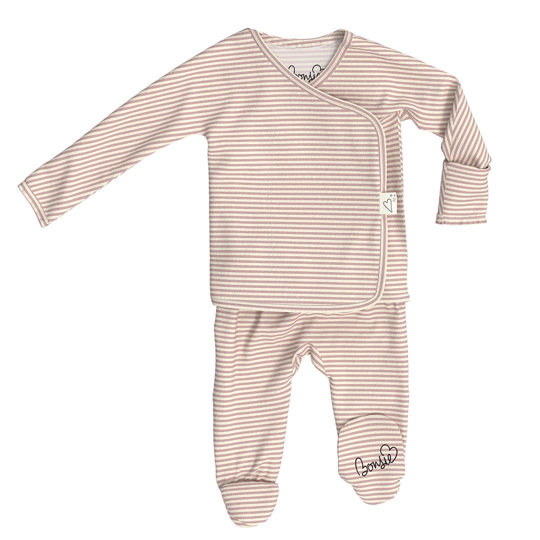 Bonsie Footie - Berry Twist, Newborn