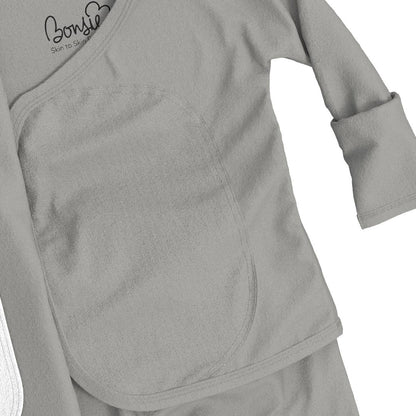 Bonsie Footie - Fog, Newborn