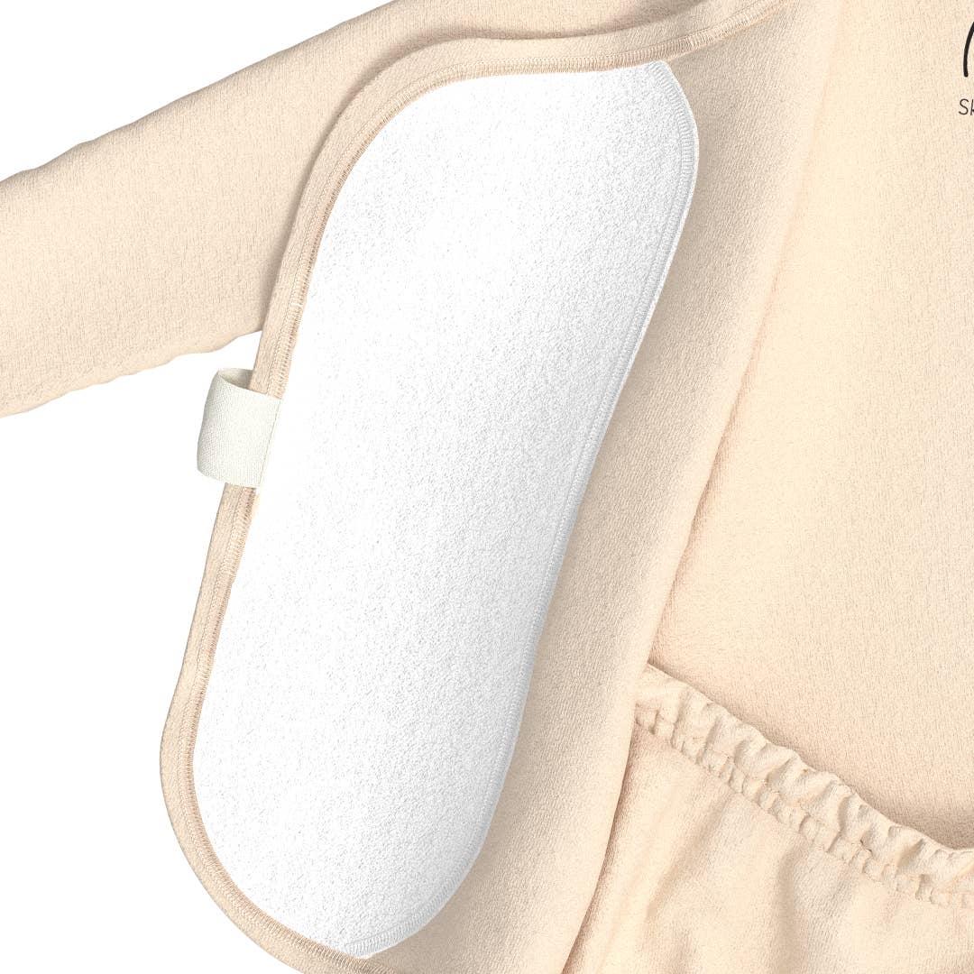 Bonsie Footie - Oat, Newborn