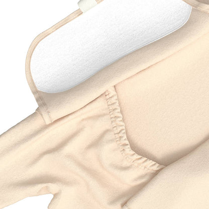 Bonsie Footie - Oat, Newborn