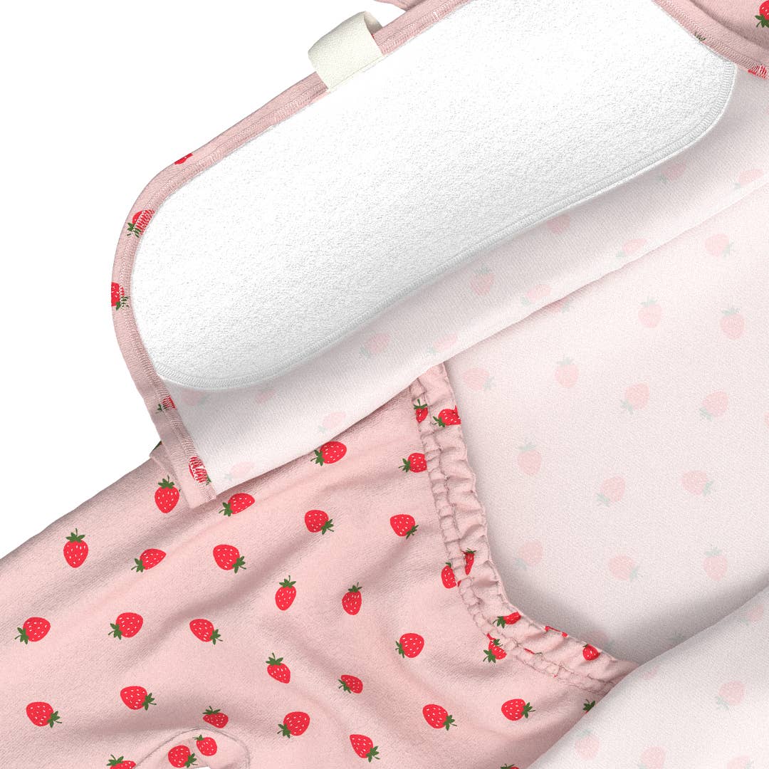 Bonsie Footie - Strawberries, Newborn