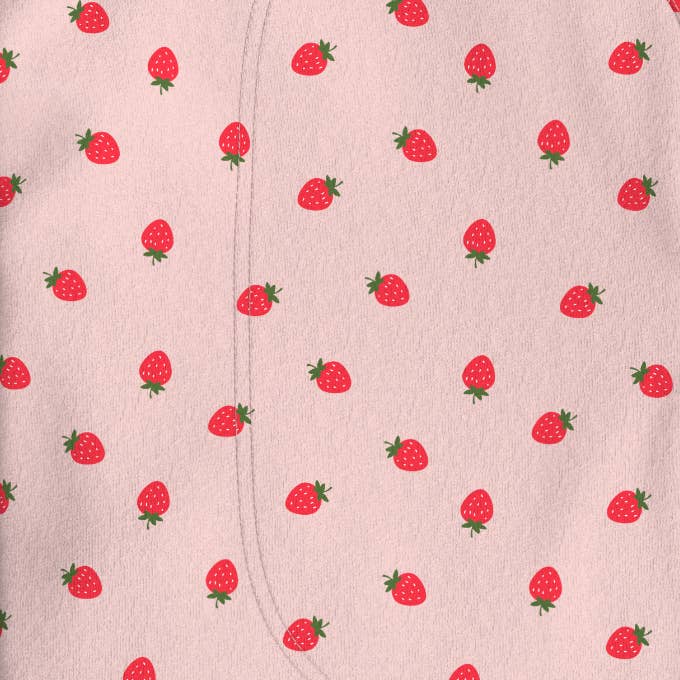 Bonsie Footie - Strawberries, Newborn