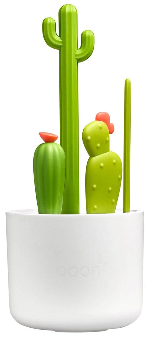 Boon CACTI Bottle Cleaning Brush Set - White - B11326