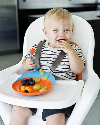 Boon CATCH PLATE With Spill Catcher - Pink/Purple - B10131