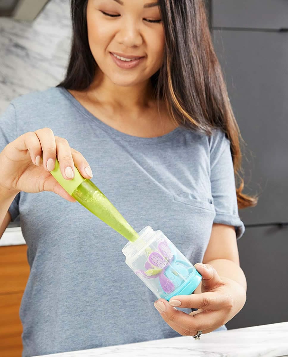 Boon Forb+ Bottle Brush - Green - B11162