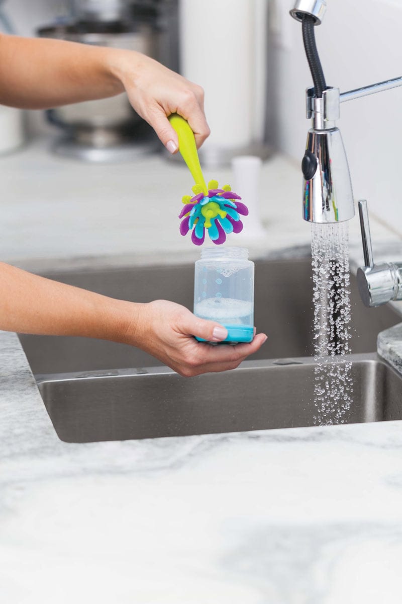 Boon Forb Bottle Brush - Orange/Pink - B11129