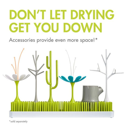 Boon GRASS Countertop Drying Rack - Gray/White