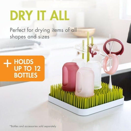 Boon GRASS Countertop Drying Rack - Green/White