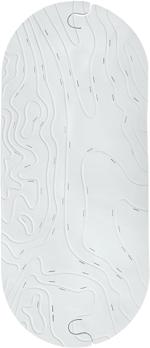 Boon GRIFFLE Textured Non Slip Baby Bath Tub Mat - Gray - B11211