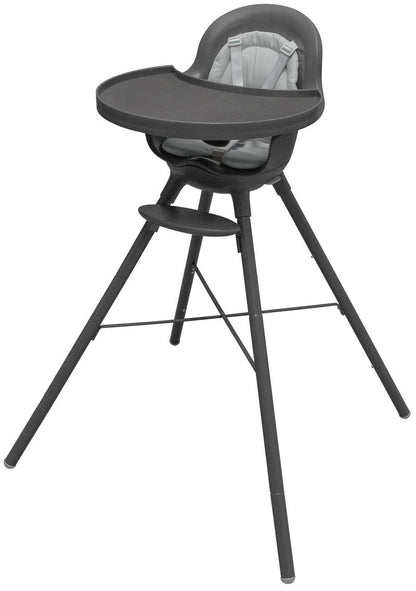 Boon GRUB Dishwasher-Safe Adjustable Baby High Chair - Charcoal - B11453