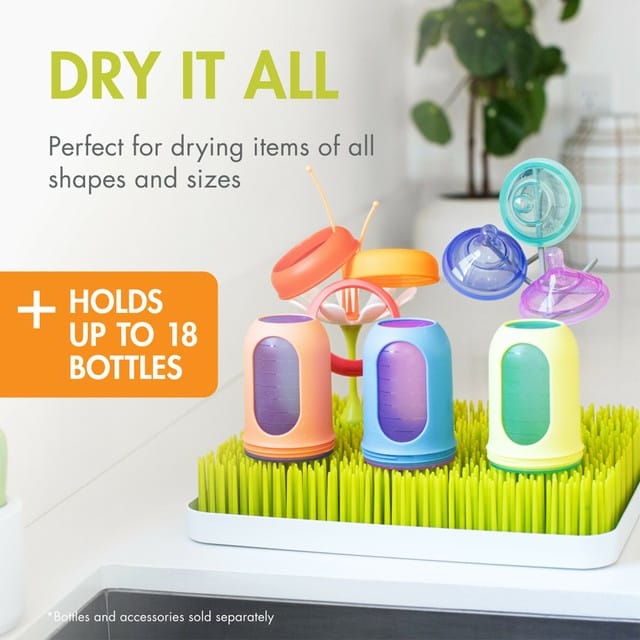 Boon LAWN Countertop Drying Rack - Sage/White