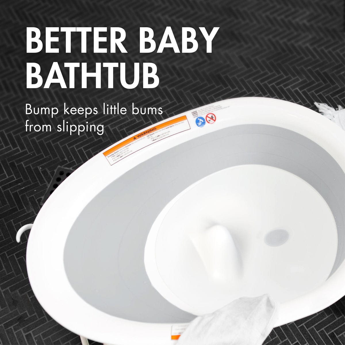 Boon NAKED 2-Position Collapsible Bathtub - B11199