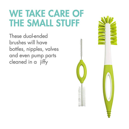 Boon NURSH Silicone Pouch Bottle Feeding and Cleaning Set - B11330