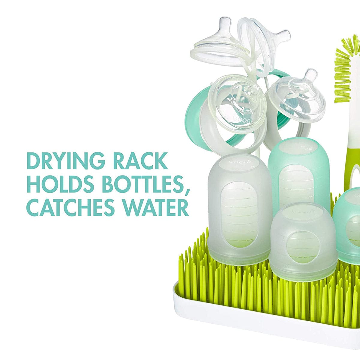 Boon NURSH Silicone Pouch Bottle Feeding and Cleaning Set - B11330