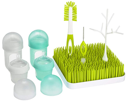 Boon NURSH Silicone Pouch Bottle Feeding and Cleaning Set