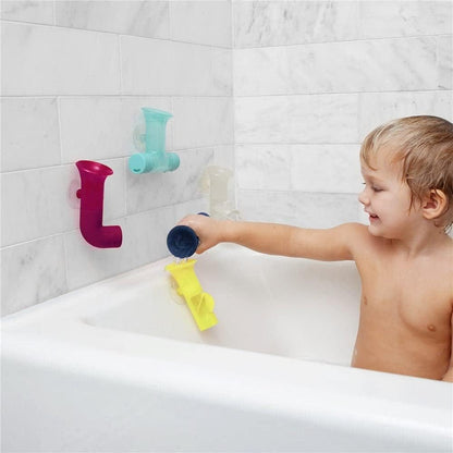 Boon PIPES Building Bath Toy Set - Plum / Multi - B11379A1