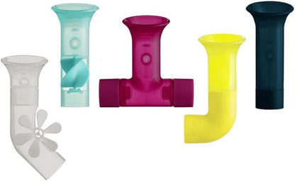 Boon PIPES Building Bath Toy Set - Plum / Multi - B11379A1