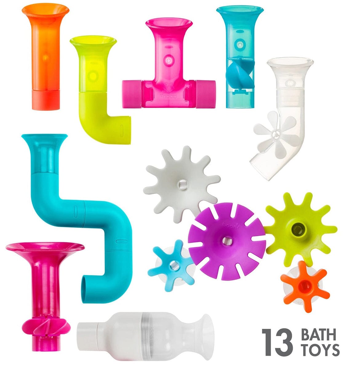 Boon PIPES + TUBES + COGS Bath Toy Bundle - B11342