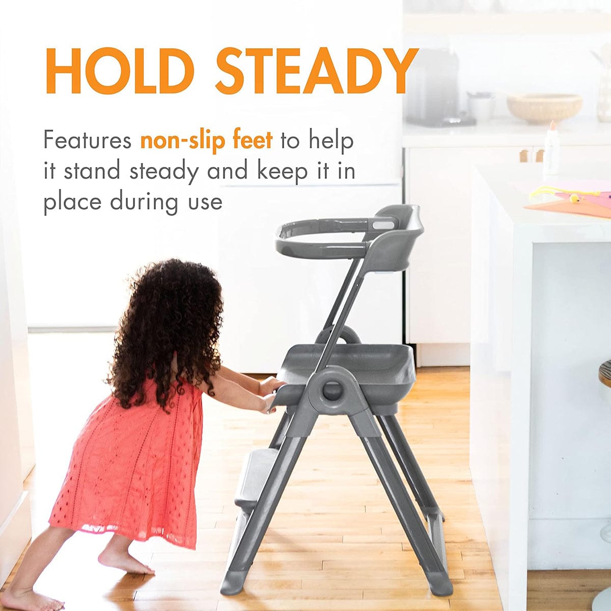 Boon Pivot Toddler Tower - Gray - B11437A1