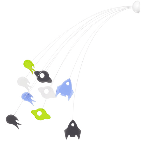 Boon Stellar Wall Mounted Space Wall Mobile - 1613