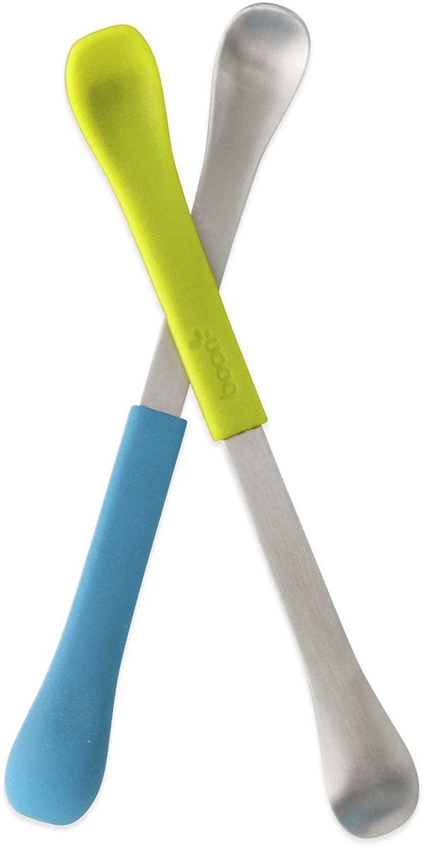 Boon Swap 2 in 1 Feeding Spoons - 2 Pack - Blue & Green