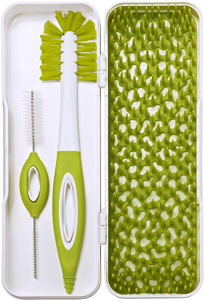 Boon TRIP Travel Drying Rack & Bottle Brushes - B11015