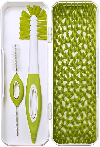 Boon TRIP Travel Drying Rack & Bottle Brushes - B11015