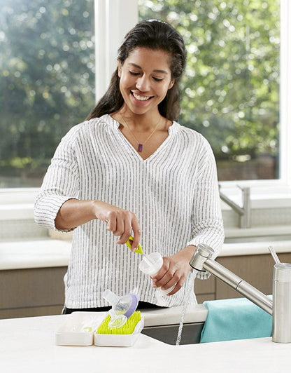 Boon TRIP Travel Drying Rack & Bottle Brushes - B11015