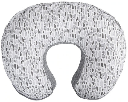Boppy Luxe Original Feeding & Infant Support Pillow - Gray Brushstrokes Pennydot - 56424020490
