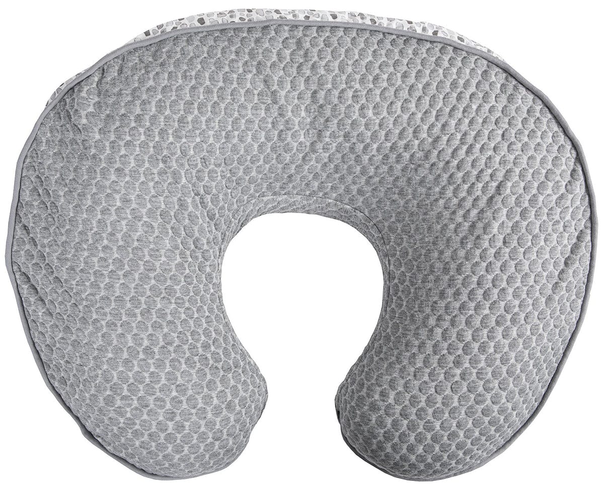Boppy Luxe Original Feeding & Infant Support Pillow - Gray Brushstrokes Pennydot - 56424020490