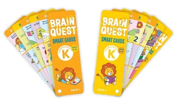 Brain Quest Kindergarten Smart Cards Revised 5th Edition - 9781523517251