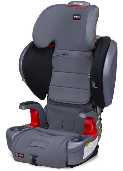 Britax 2019 Grow With You Clicktight Plus Harness Booster Car Seat - Otto Safewash (Flame Retardant-Free) [New Version of the Pinnacle] - E1C207U