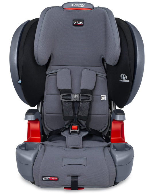 Britax 2019 Grow With You Clicktight Plus Harness Booster Car Seat - Otto Safewash (Flame Retardant-Free) [New Version of the Pinnacle] - E1C207U