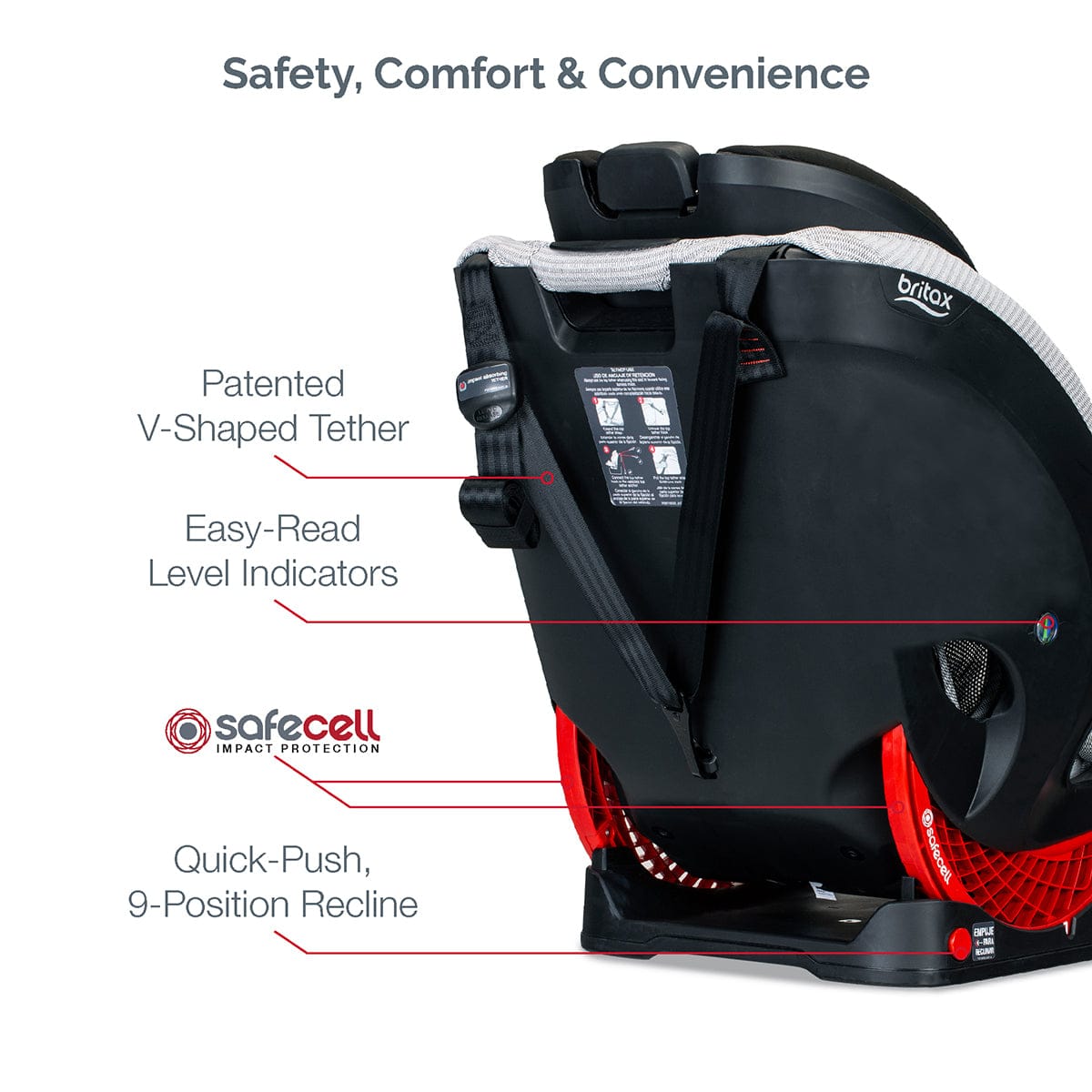 Britax 2020 One4Life ClickTight All-in-One Convertible Car Seat - Clean Comfort - E1C902A