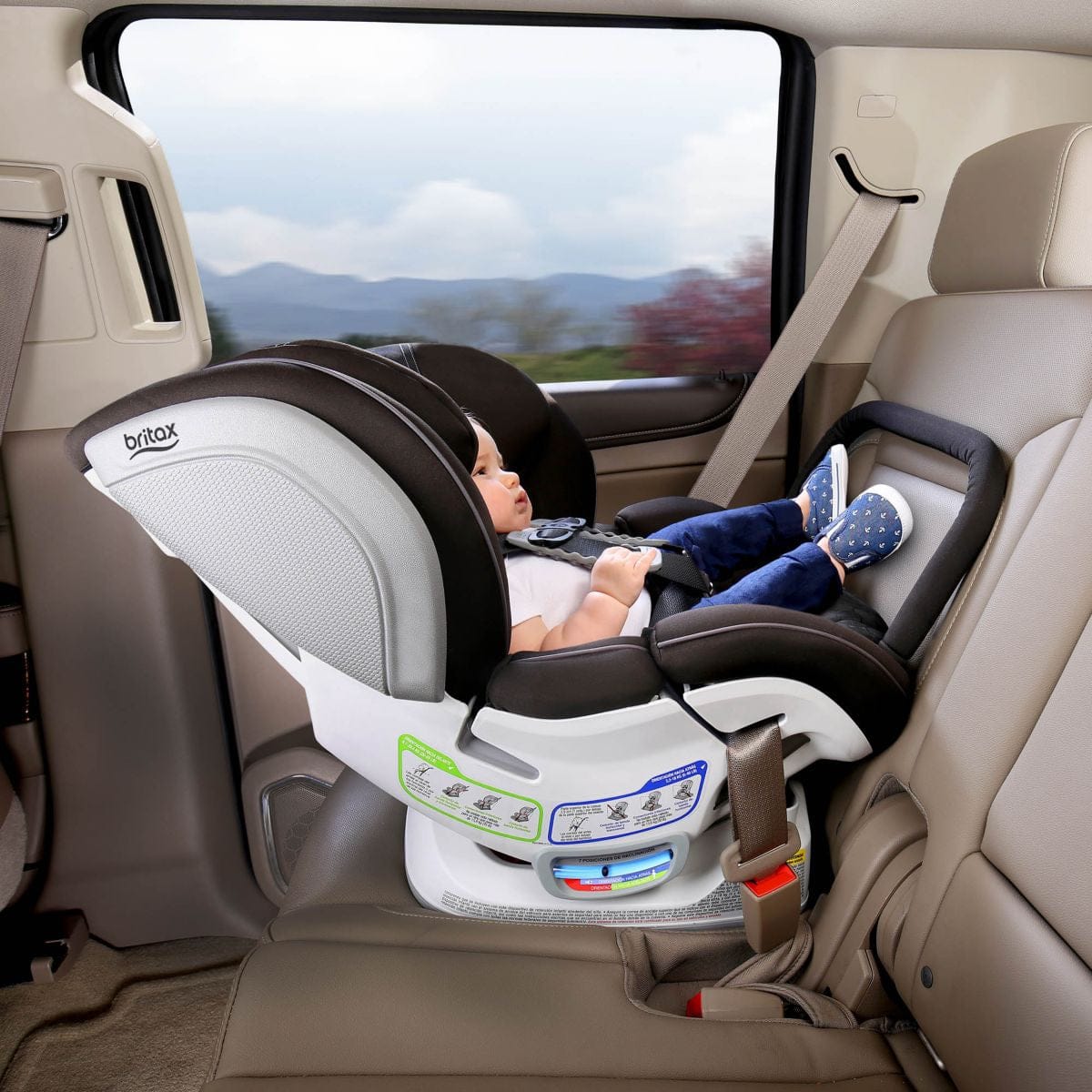 Britax Advocate ClickTight Anti-Rebound Bar Convertible Car Seat - Cool Flow Teal - E1A499T