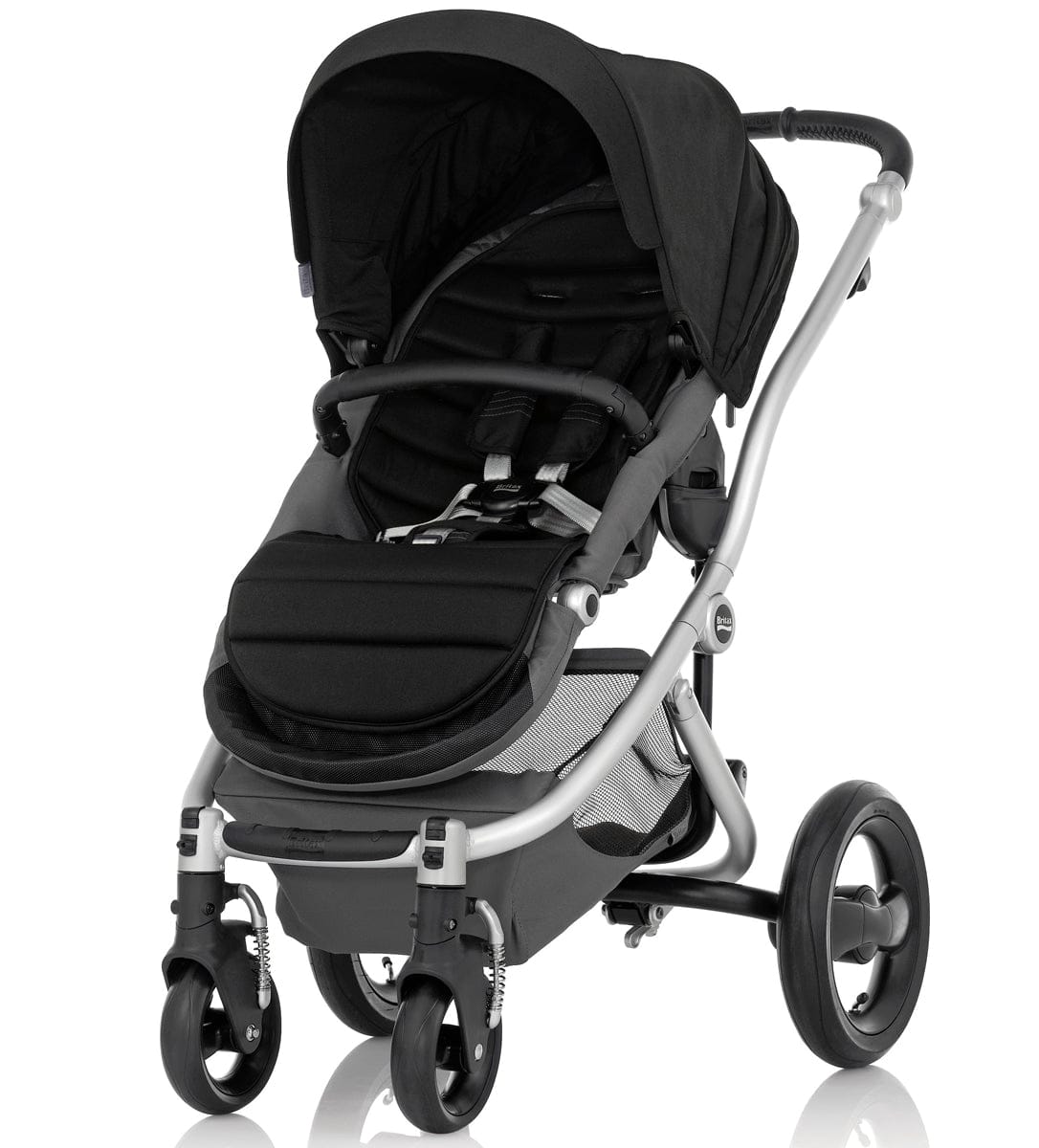 Britax Affinity Complete Stroller, Silver - Black