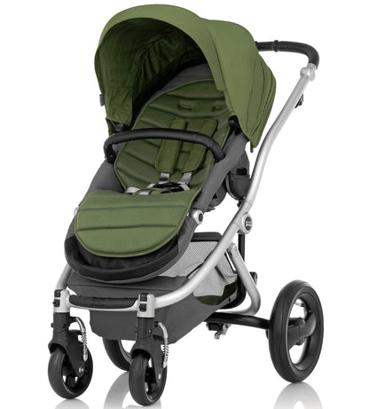 Britax Affinity Complete Stroller, Silver - Cactus Green