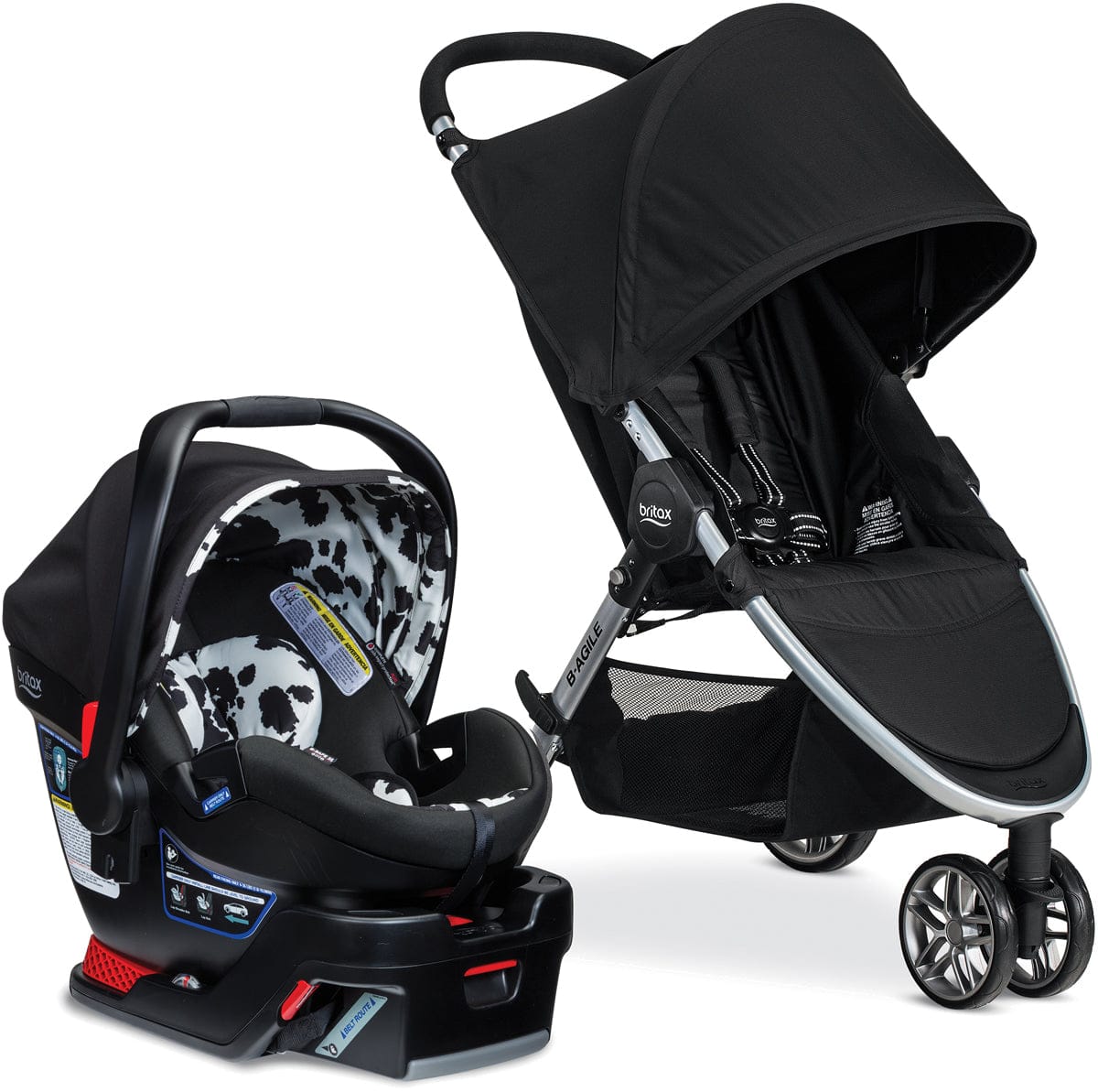 Britax B-Agile 3 & B-Safe 35 Elite Travel System - Cowmooflage