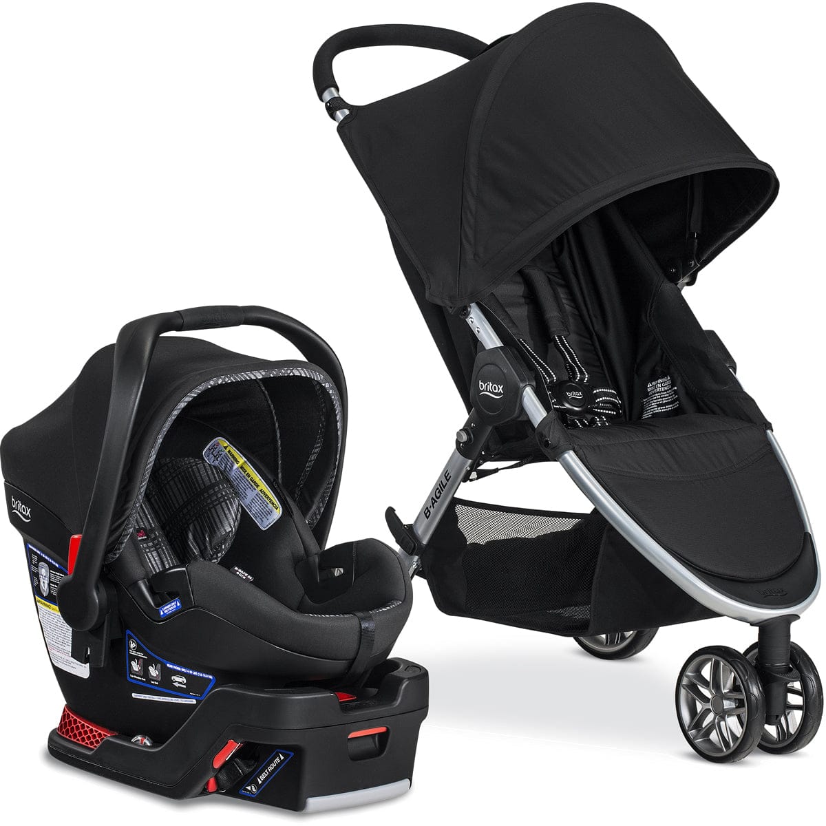 Britax B-Agile 3 & B-Safe 35 Elite Travel System - Domino