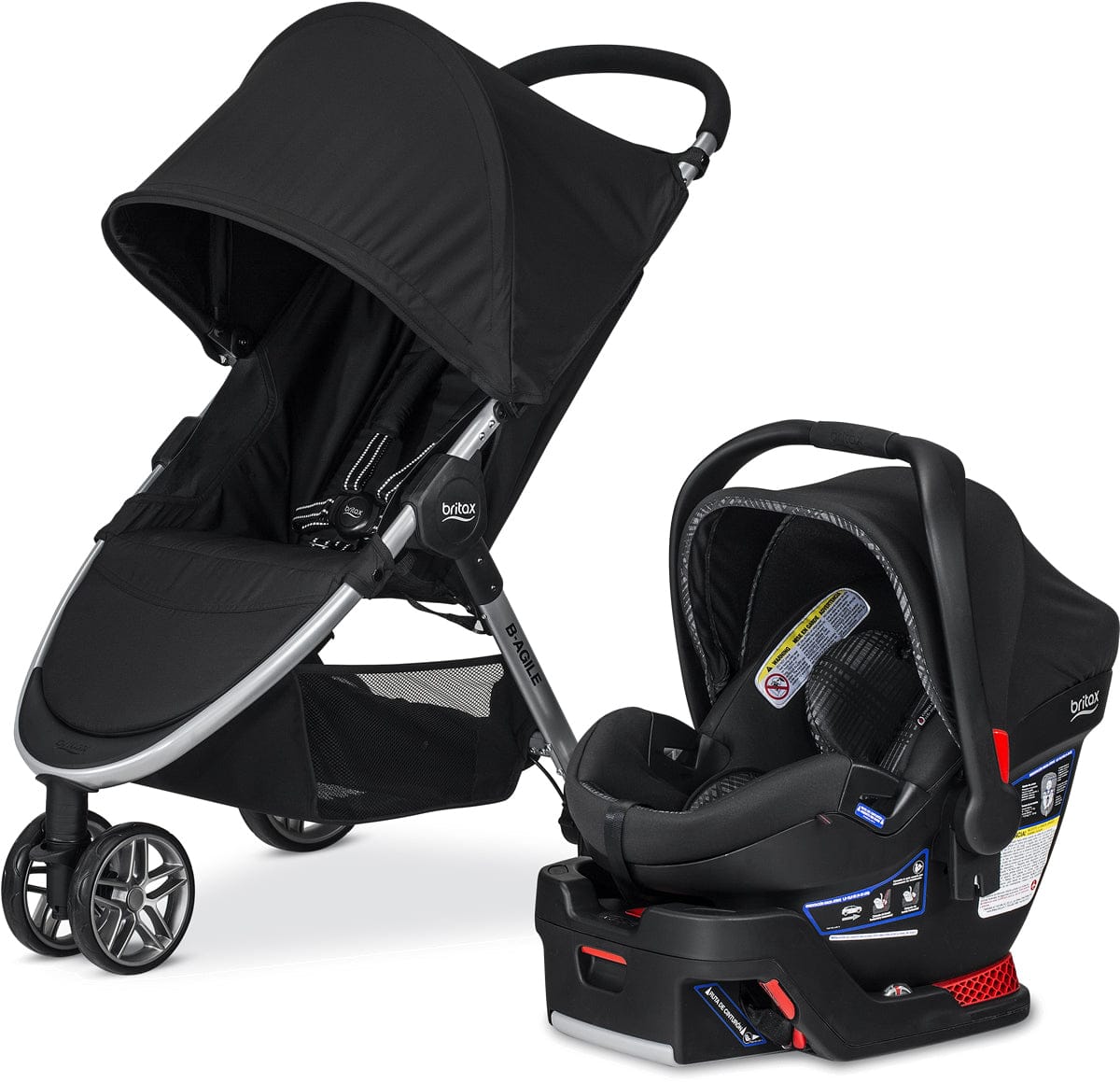 Britax B-Agile 3 & B-Safe 35 Elite Travel System - Domino