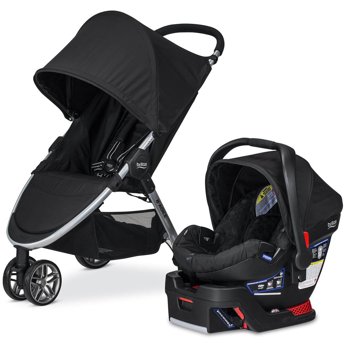 Britax B-Agile 3 & B-Safe 35 Travel System - Black
