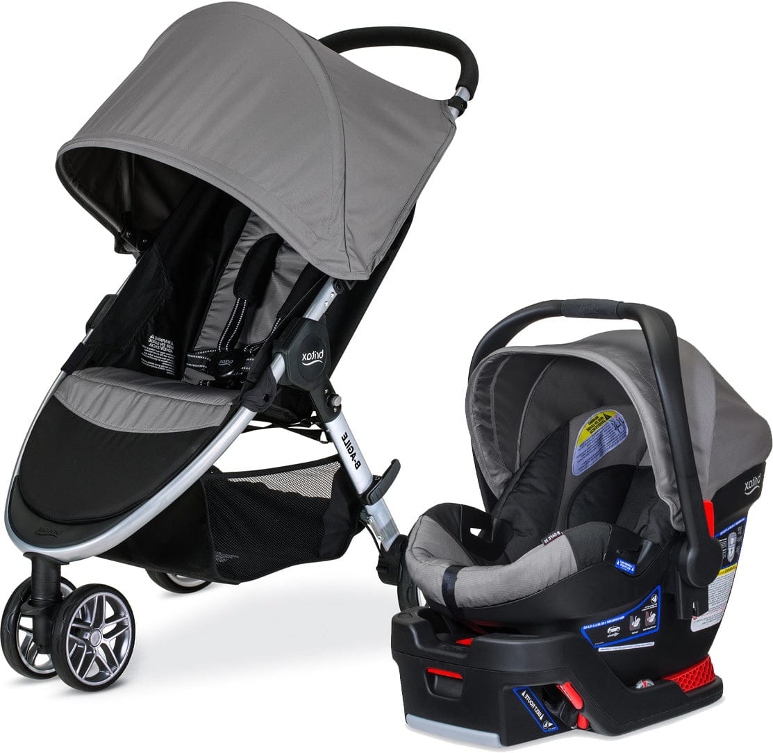Britax B-Agile 3 & B-Safe 35 Travel System - Steel